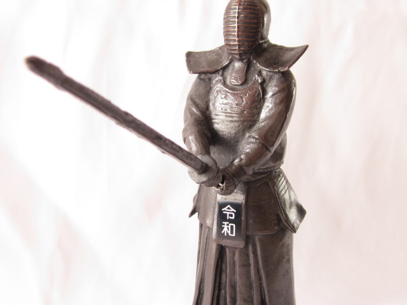 ほぼ未使用●高岡銅器●神農像 青銅（ブロンズ）製 彫刻家 田畑功 制作 繁栄福徳 ほぼ未使用○高岡銅器○神農像 青銅（ブロンズ）製 彫刻家 田畑功